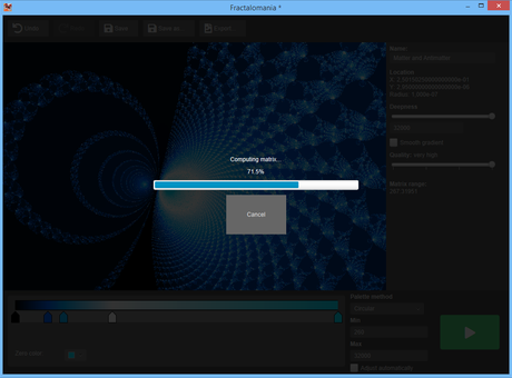 Fractal computing process